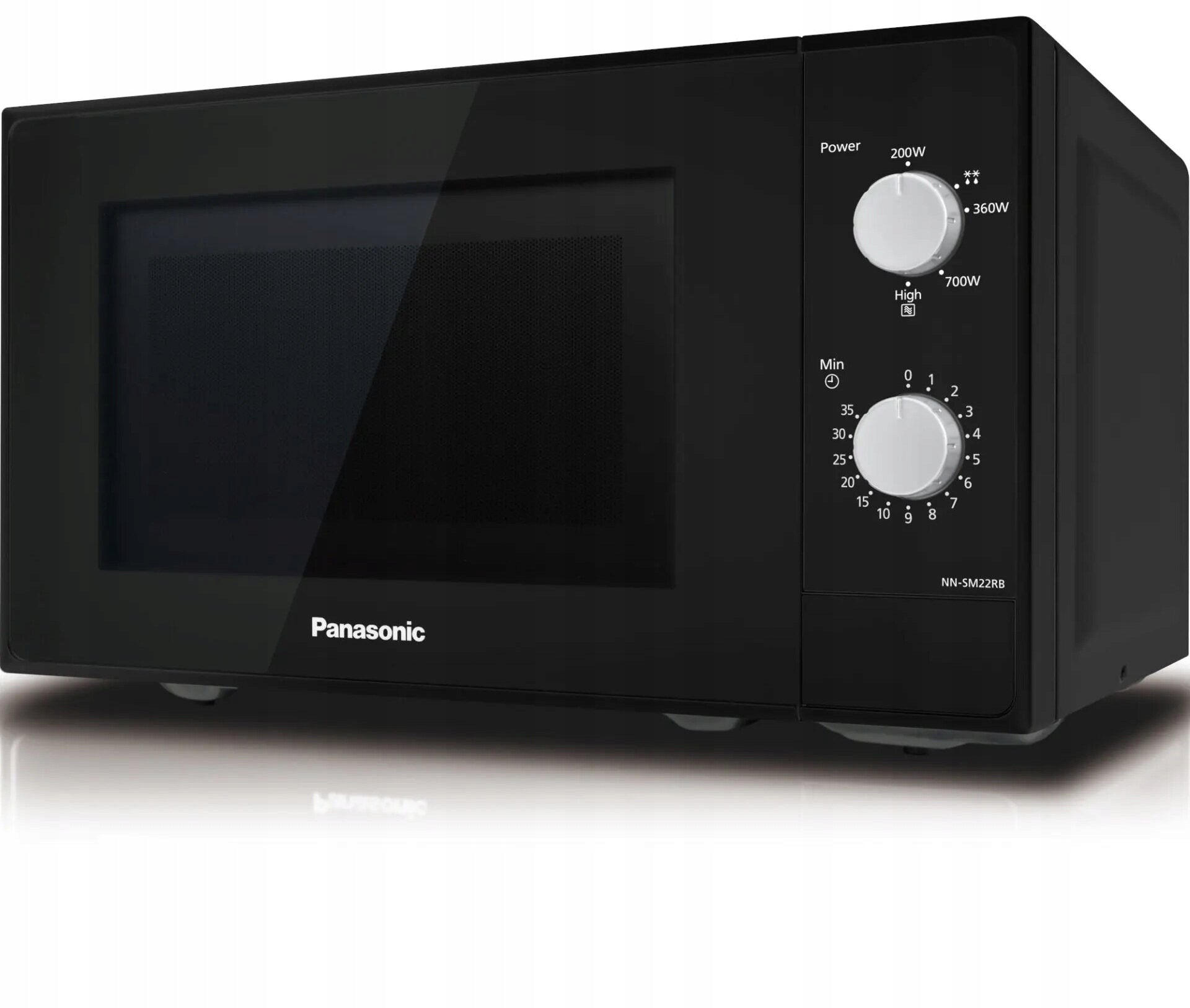 Microwave oven PANASONIC NN-SM22RBEVG 800 W 25.5 cm 20L Black Cooking features defrosting heating