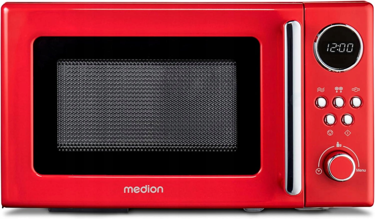 Microwave oven RETRO RED MICROWAVE 800W 20L TIMER LED MD15000