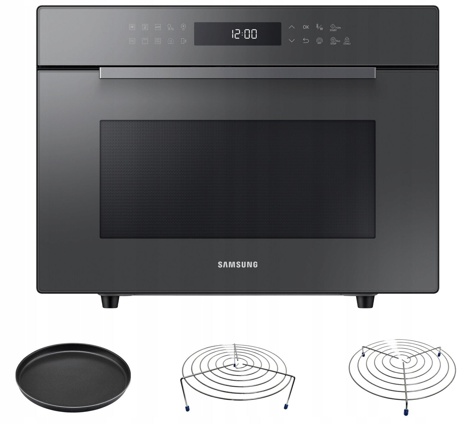 Microwave oven SAMSUNG BESPOKE MC35R8058CC 900W 38 cm 35L Auto Cook Control electronic