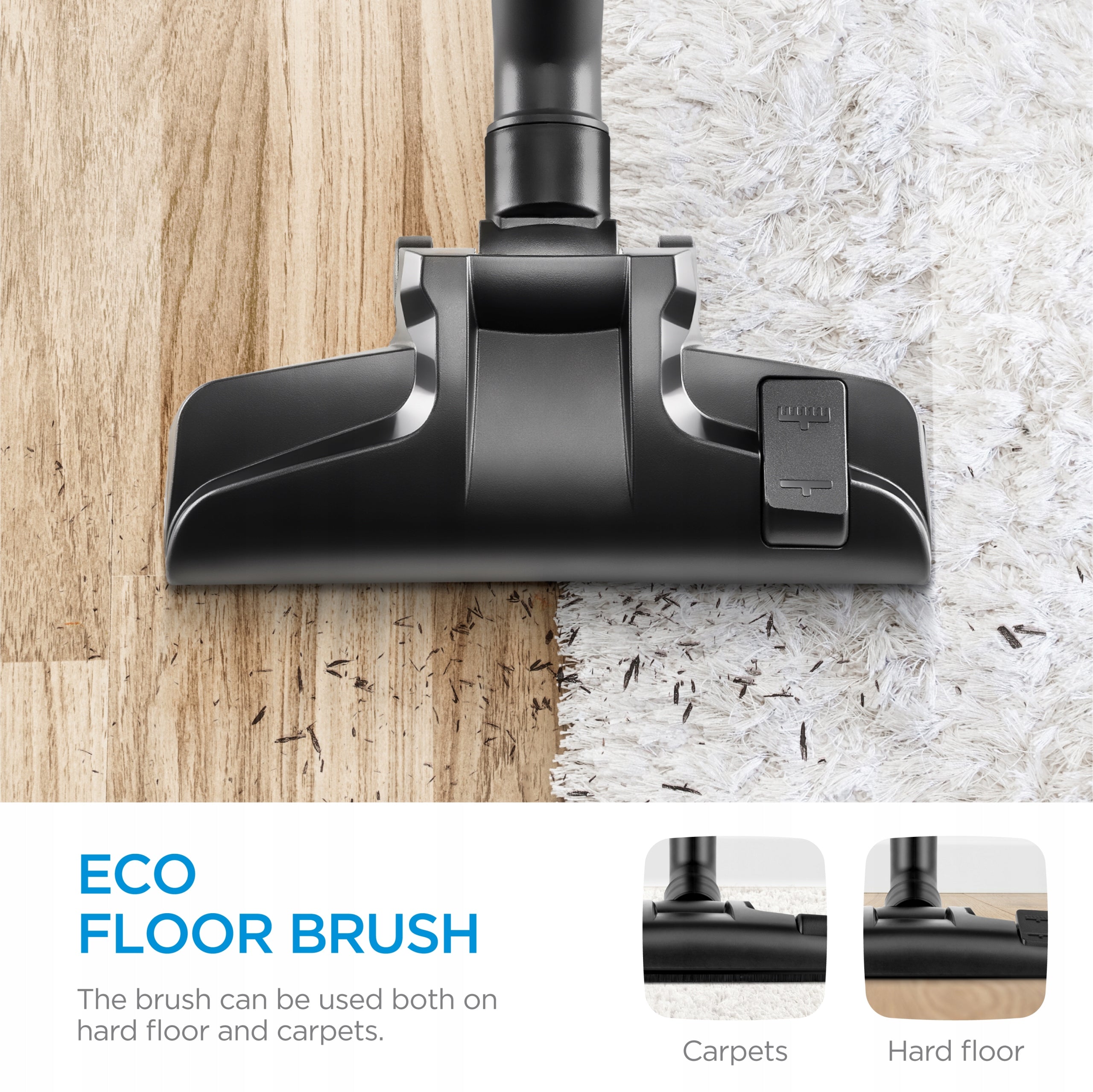 Midea C5 MBC1270GB Bagless Vacuum Cleaner, 700W, HEPA, 1,5L, Lightweight and Efficient Power rating 700 W