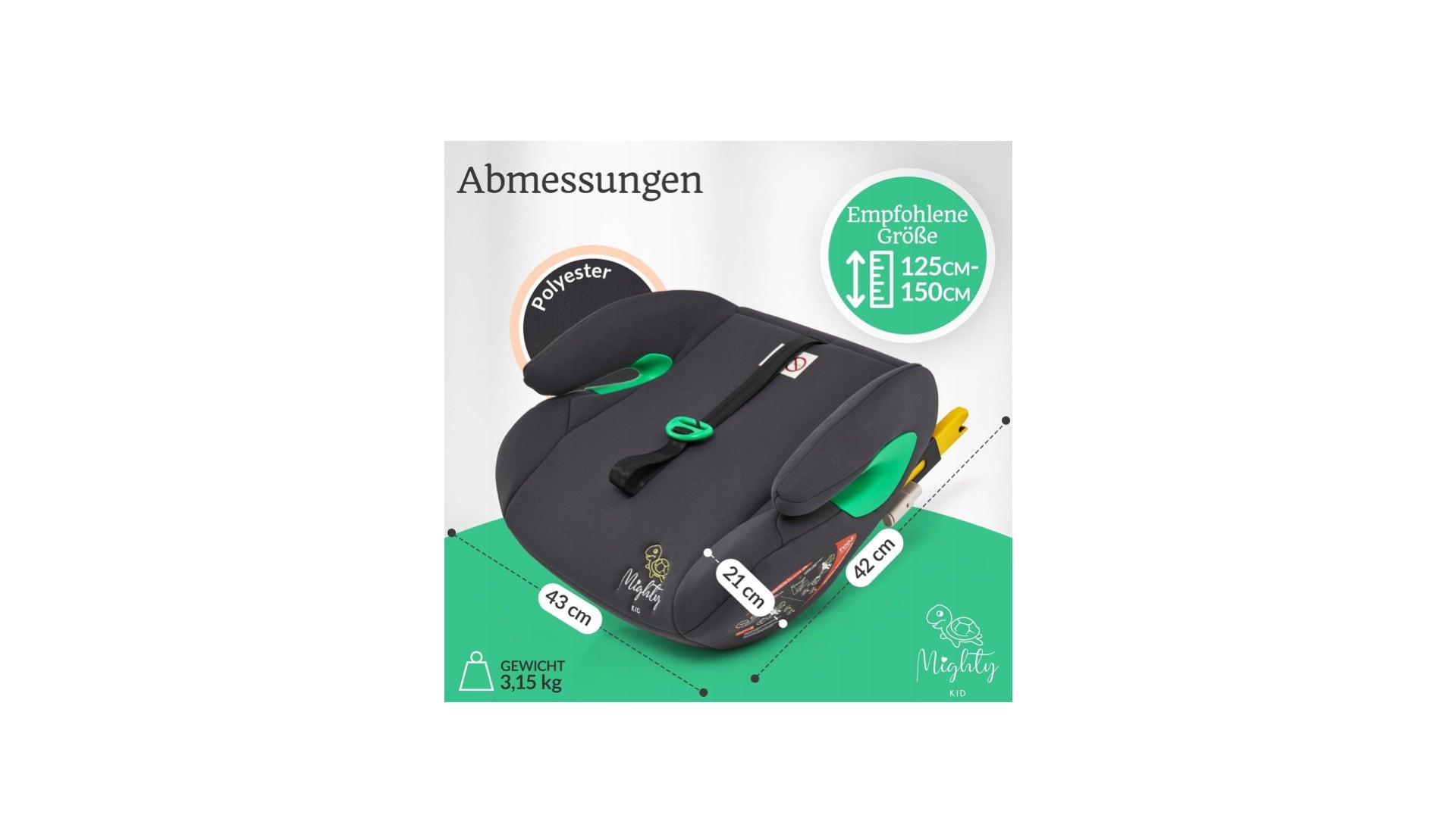 Mighty Kid car seat 15-36 kg with ISOFIX booster Brand no brand