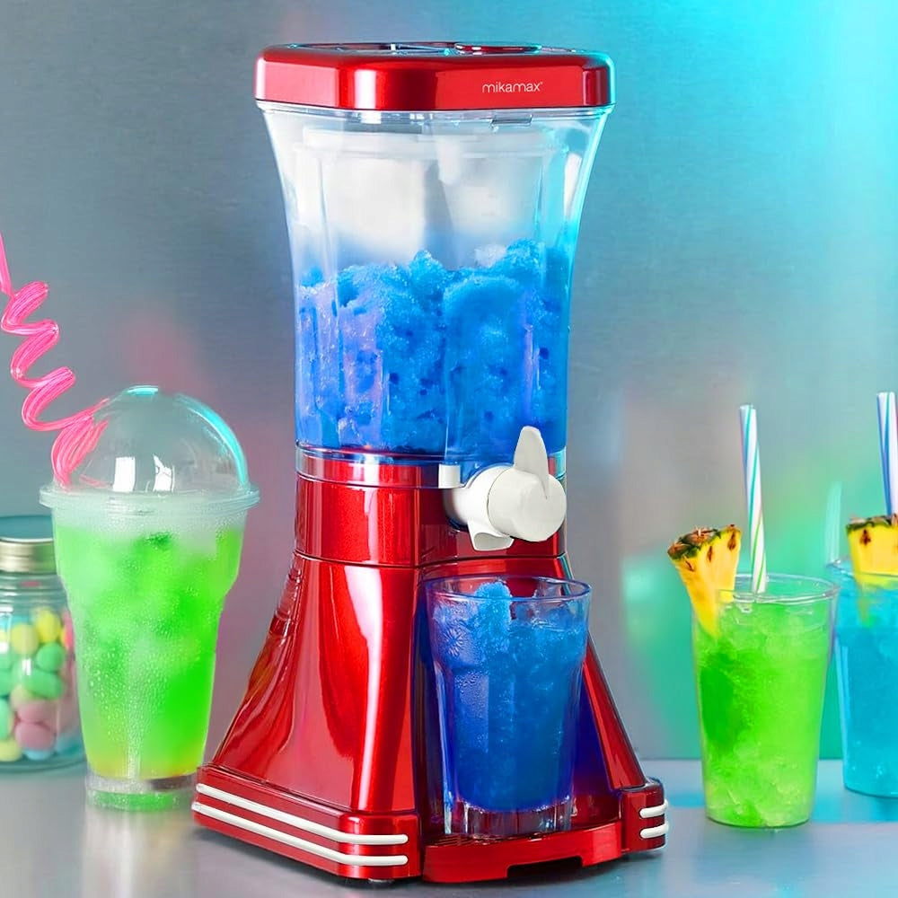 MikaMax Retro Slushie Maker 20W red 1l model 05136 Dominant color red