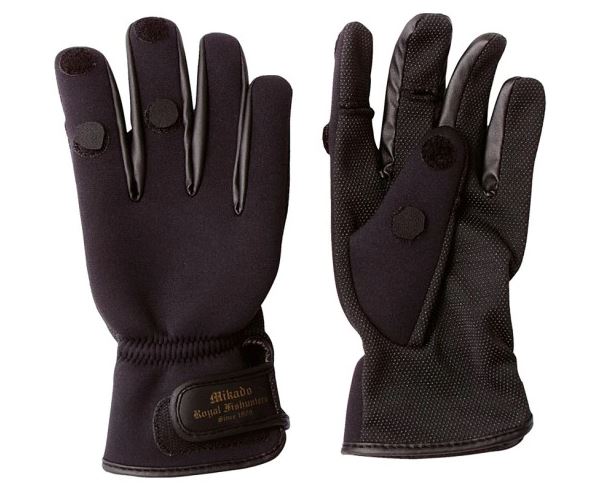 Mikado neoprene gloves UMR-02 L Color black