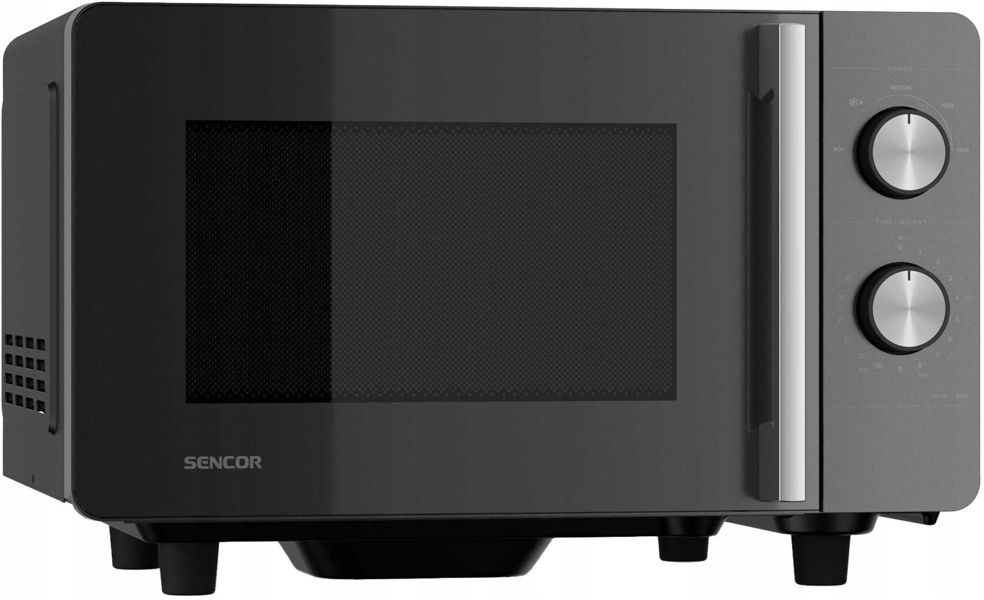 Mikrovlnná trouba bez otočného talíře Sencor 20 litrů černá 700W Brand Sencor