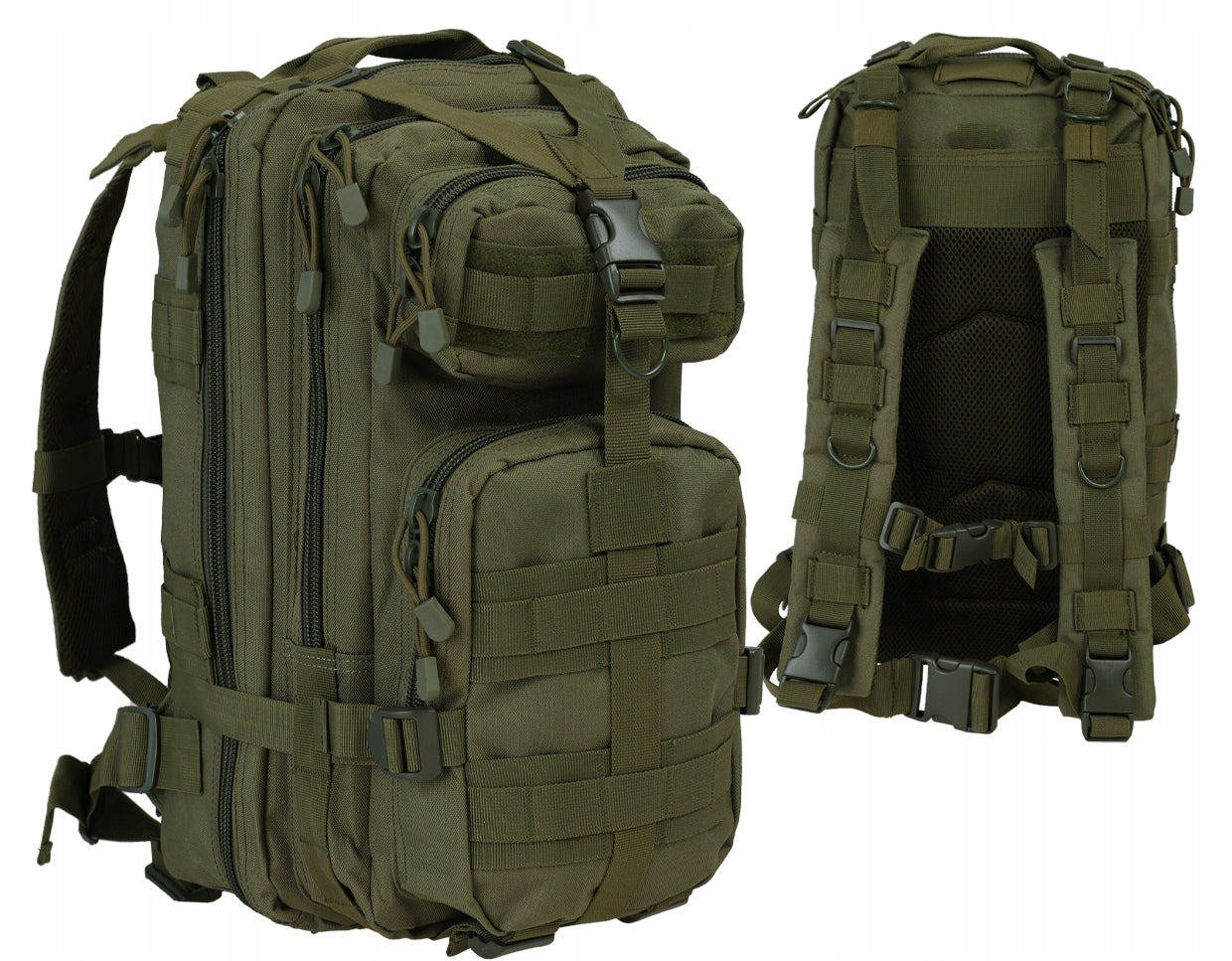Military Backpack Khaki Tactical Military Survival 28L Hiking Men's Packaging status original