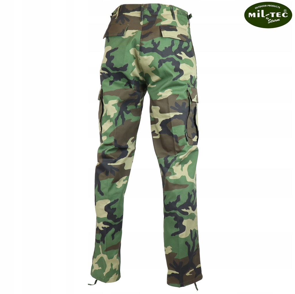 Military Cargo Pants Mil-Tec Straight Cut - Woodland S EAN (GTIN) 4046872402401