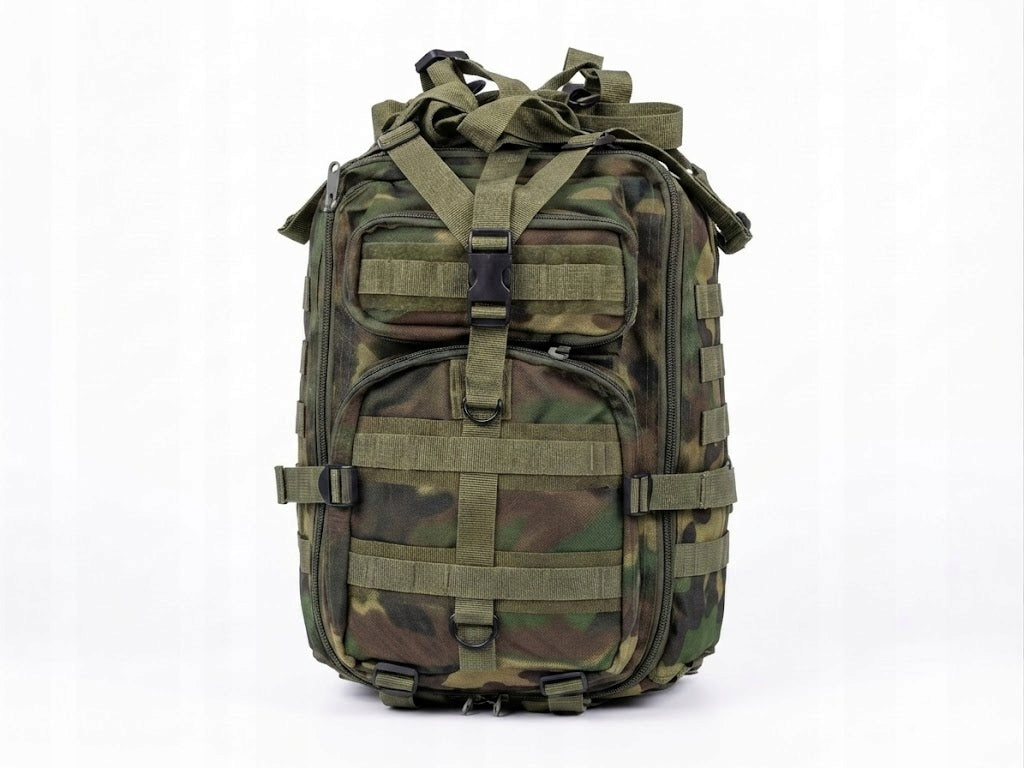 Military Hiking Backpack 30L Green-Moro 600D Oxford Survival Ulfur Packaging status original