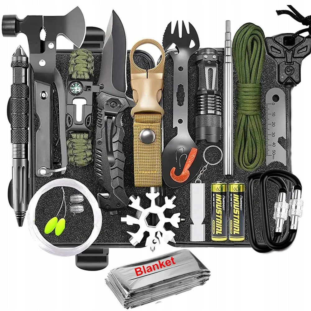 Military Survival Kit Essentials 30 In 1 Professional Equipment