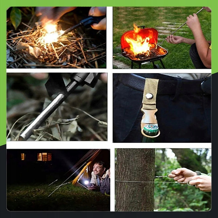 Military Survival Kit Survival Essentials 32in1 Multitool Model Survival