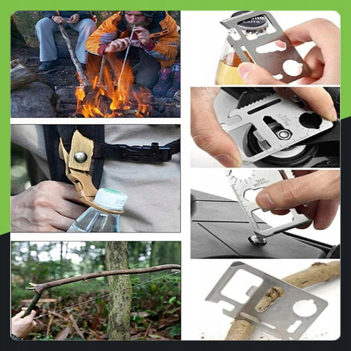 Military Survival Kit Survival Essentials 32in1 Multitool Number of additional tools 13