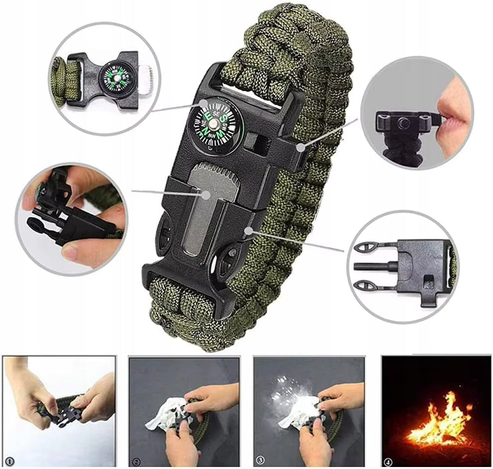 Military Survival Set Multitool 52el XL Brand Renew Force