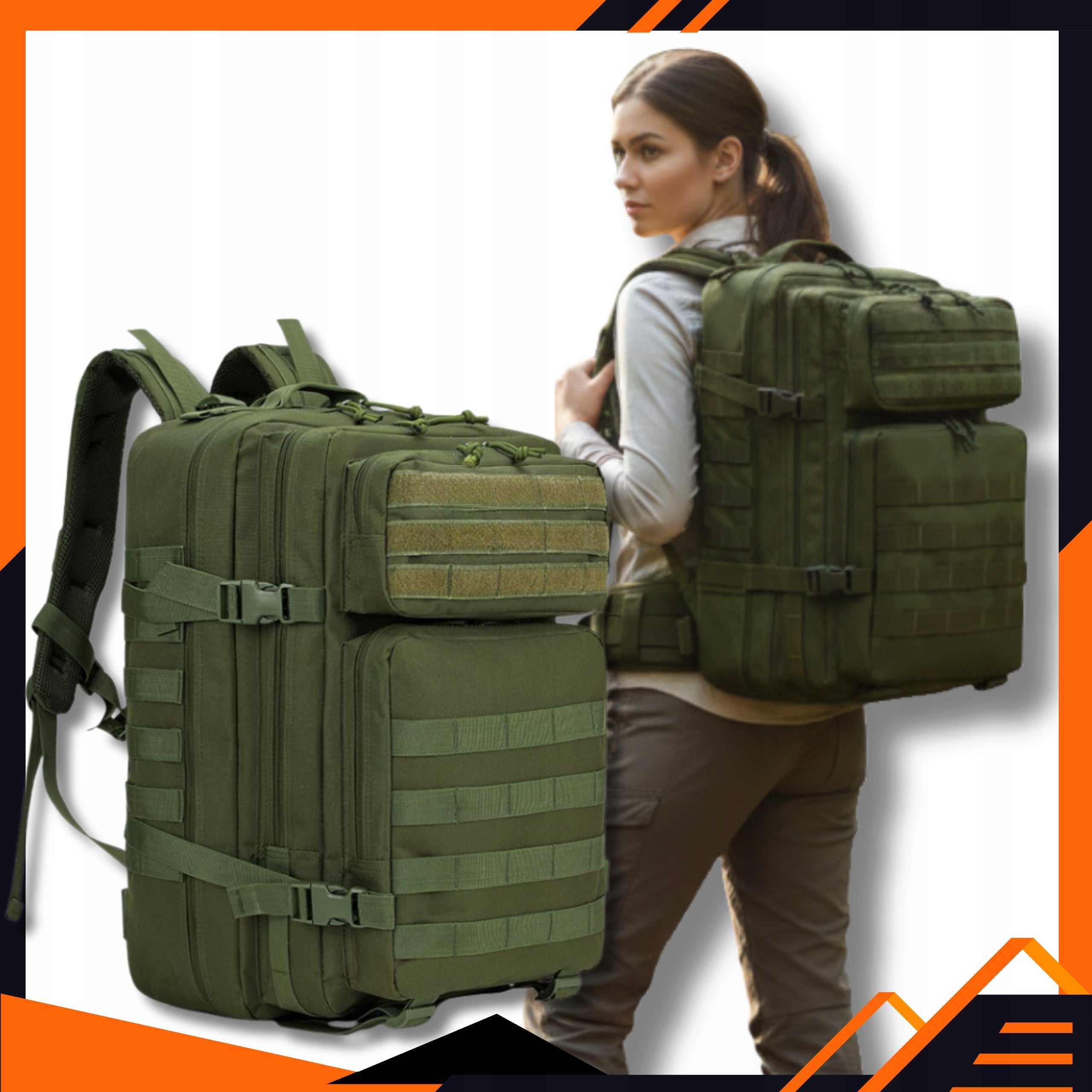 Military Tactical Backpack 45L Waterproof Hiking Trekking Sports Manufacturer code Plecak Wojskowy Taktyczny 45L Vedor