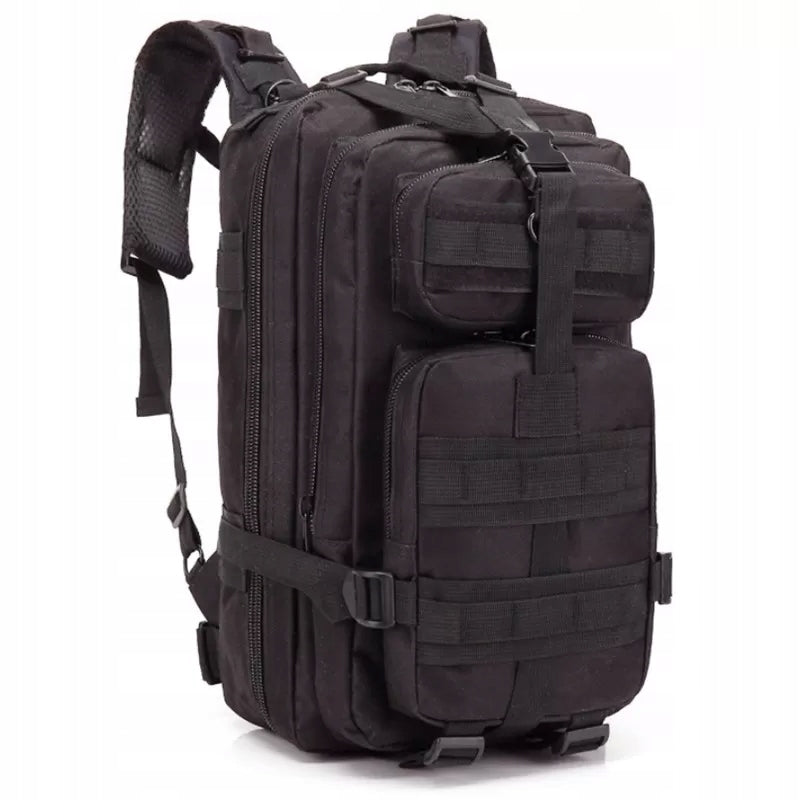 Military hiking backpack military survival 28L black