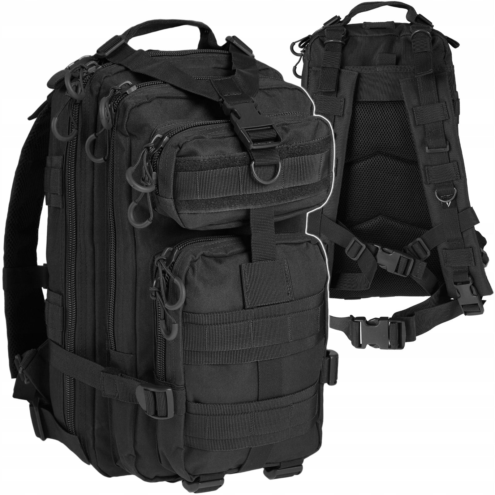 Military tactical backpack DOMINATOR SHADOW escape up to 25L black +GR.