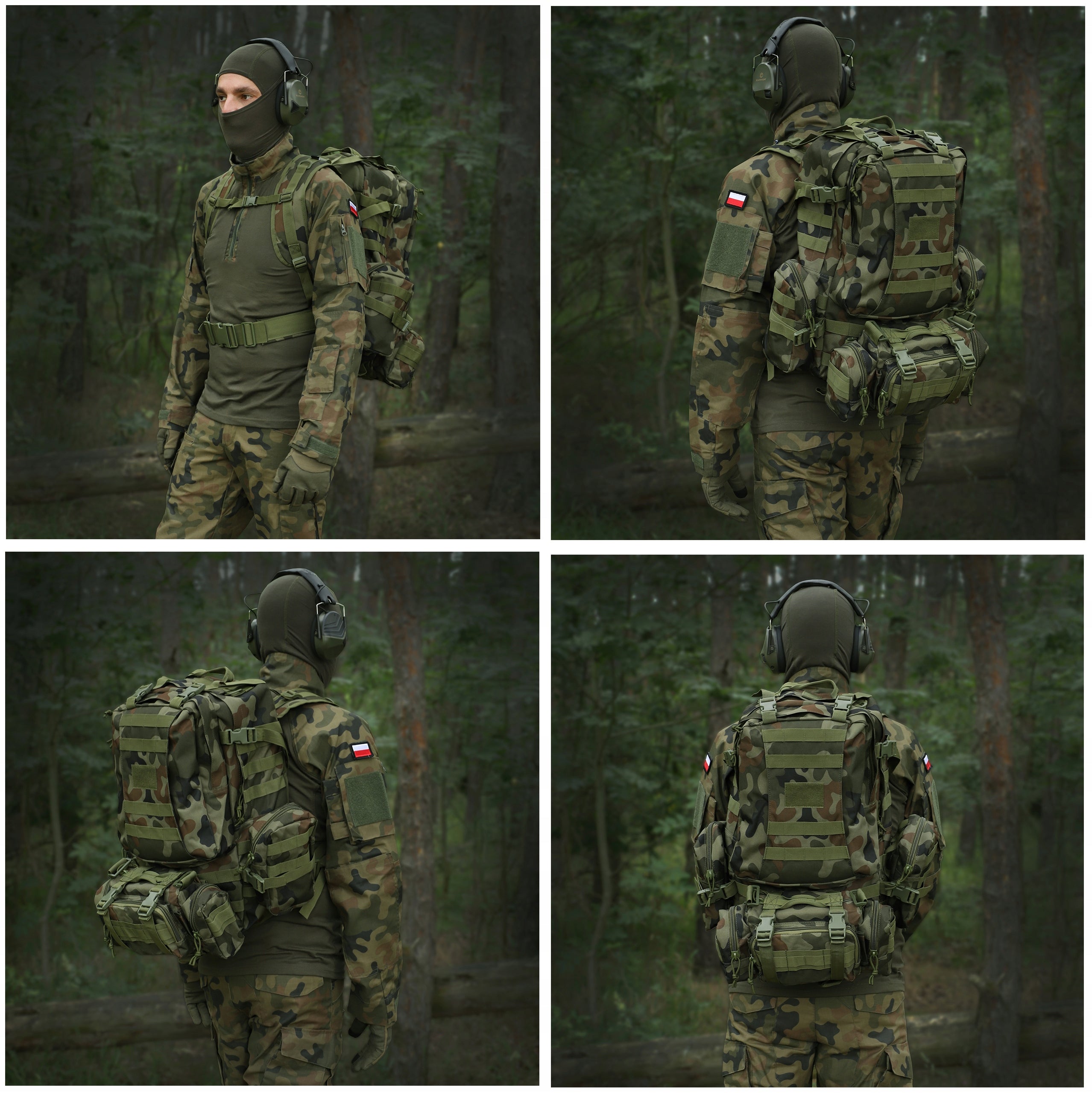 Military tactical backpack DOMINATOR SUPERPACK transport 50L camo wz.93 Brand Dominator UC