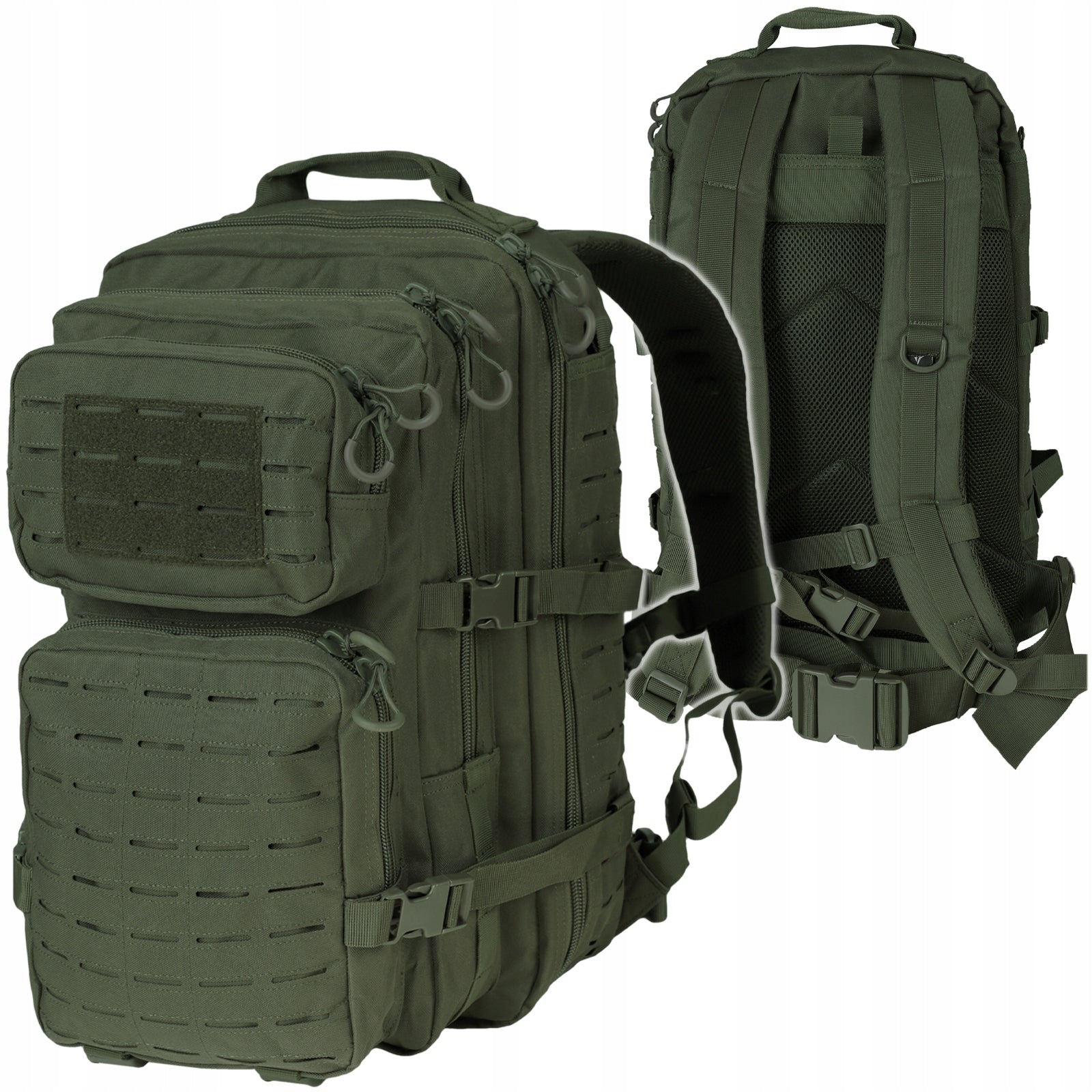 Military tactical backpack DOMINATOR WARRIOR Laser 36L Ranger Green +GR.