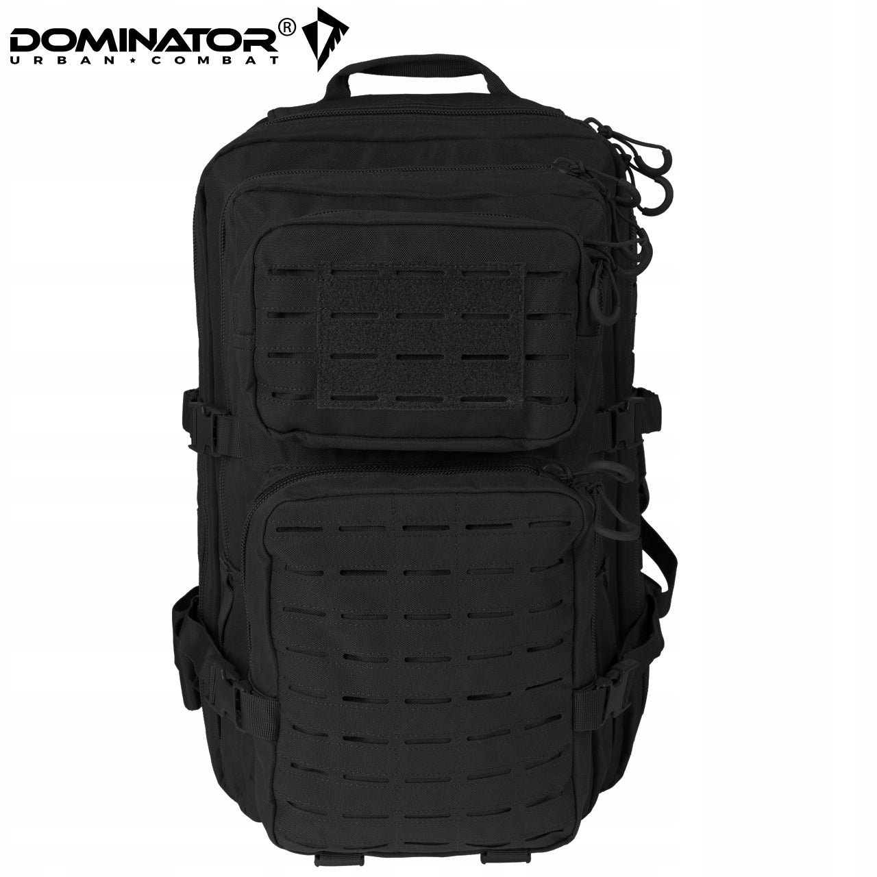 Military tactical backpack DOMINATOR Warrior laser cut 36L military black Manufacturer code DUC-LASERPACK-001