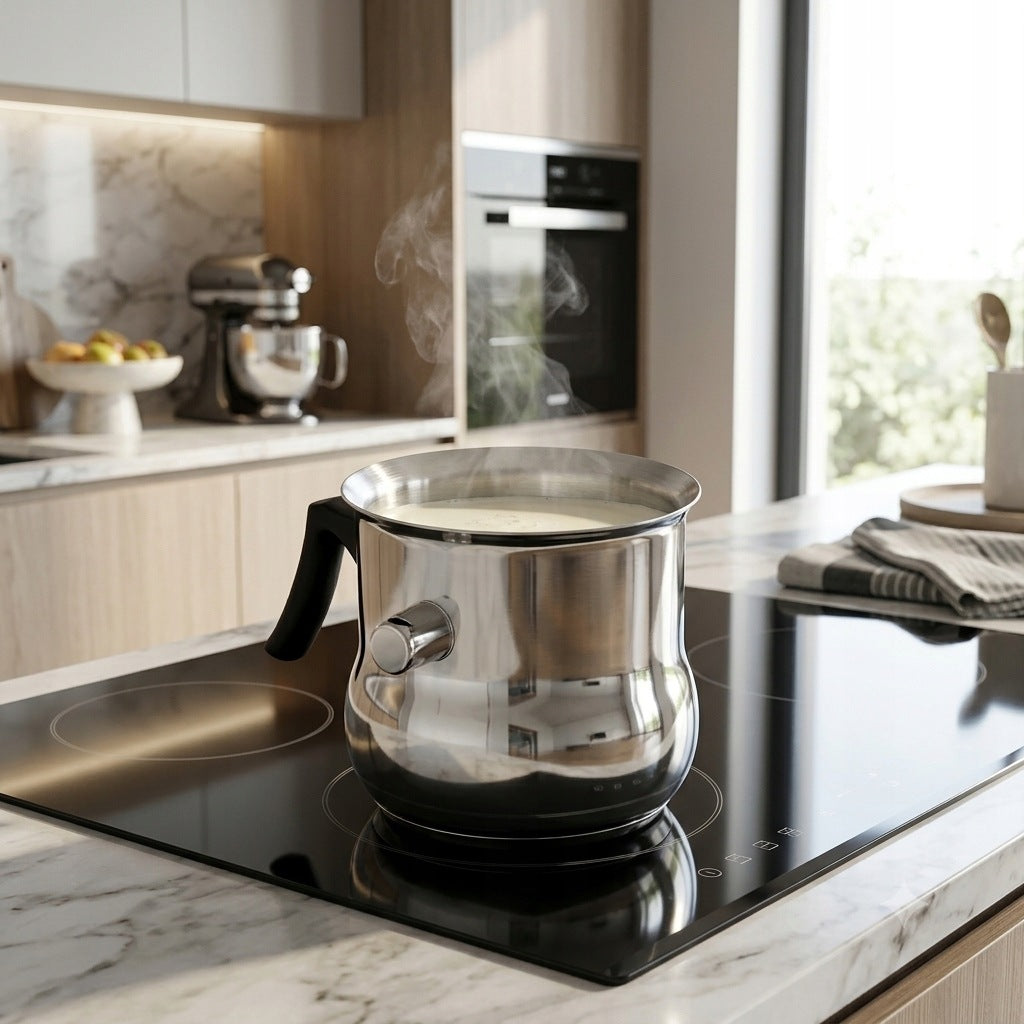 Milk Cooking Pot 1L With Water Coat Induction Altom Brand Altom Design