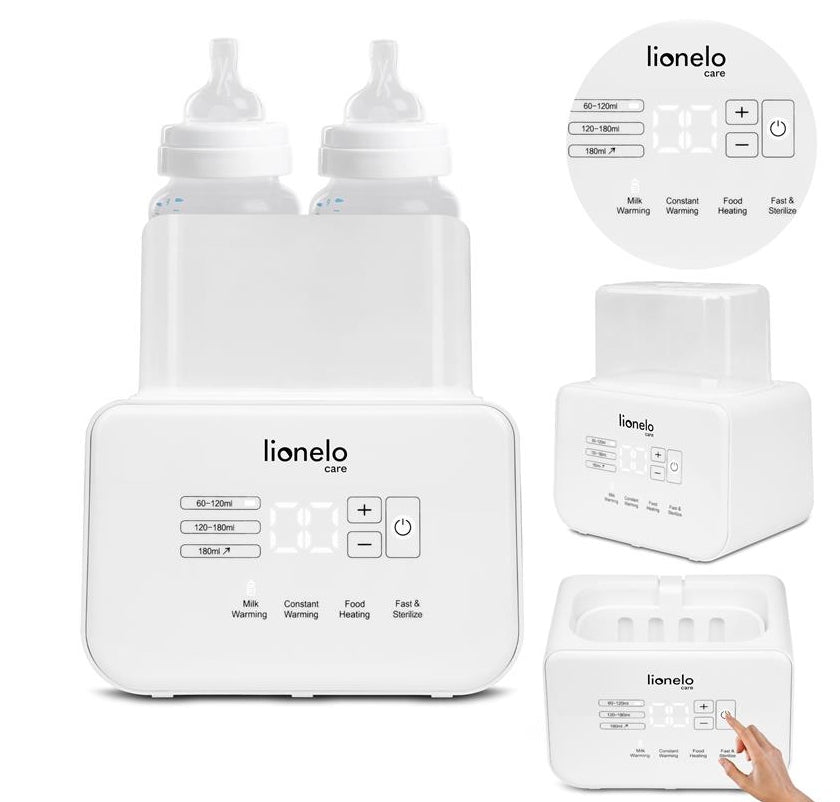 Milk Food Bottle Heater 2 Bottles STERILIZER Lionelo Thermup