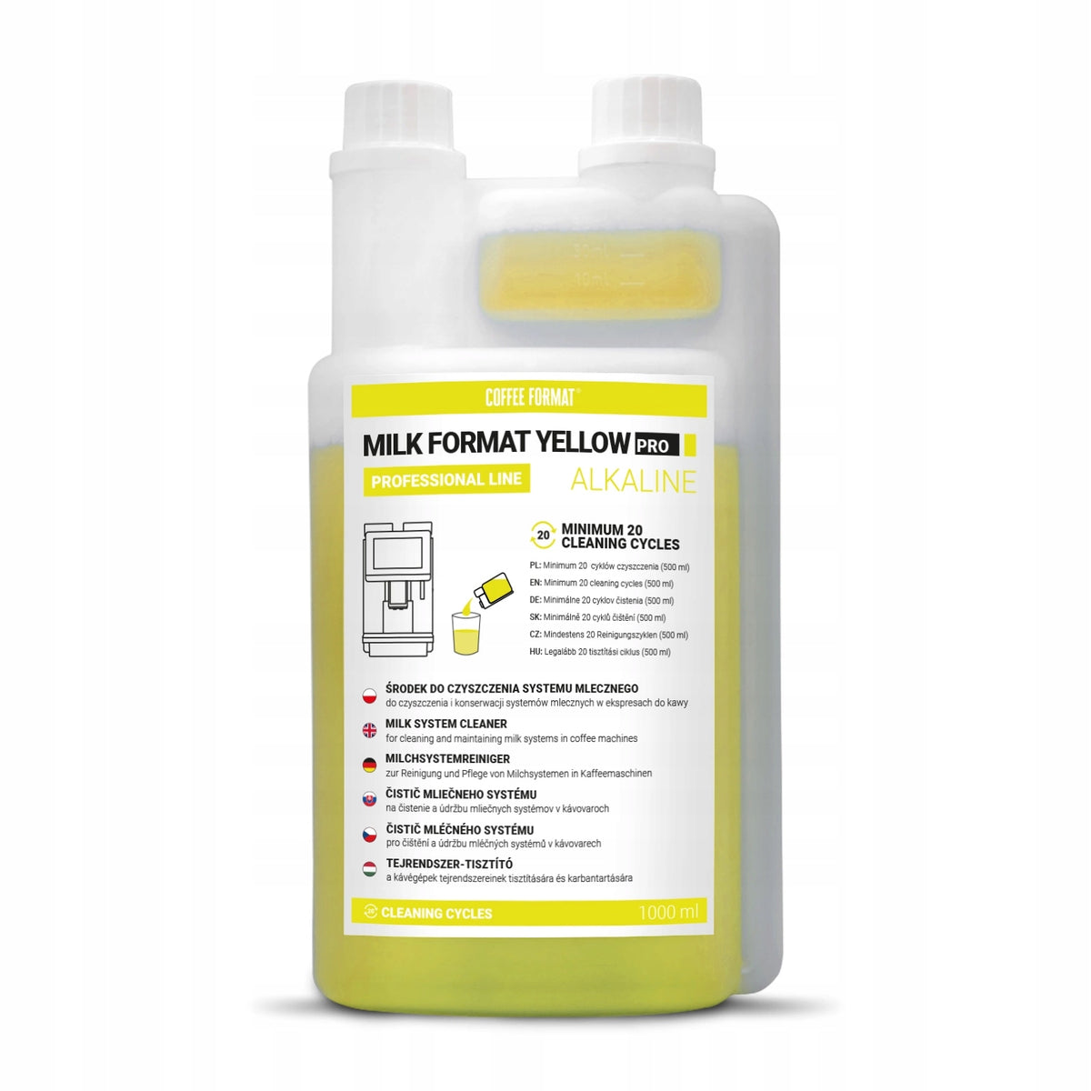 Milk Format Alkaline Yellow 1000ml