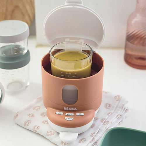 Milk Maker Children's Heater Bib expresso 2in1 Terracota, Beaba Brand Beaba
