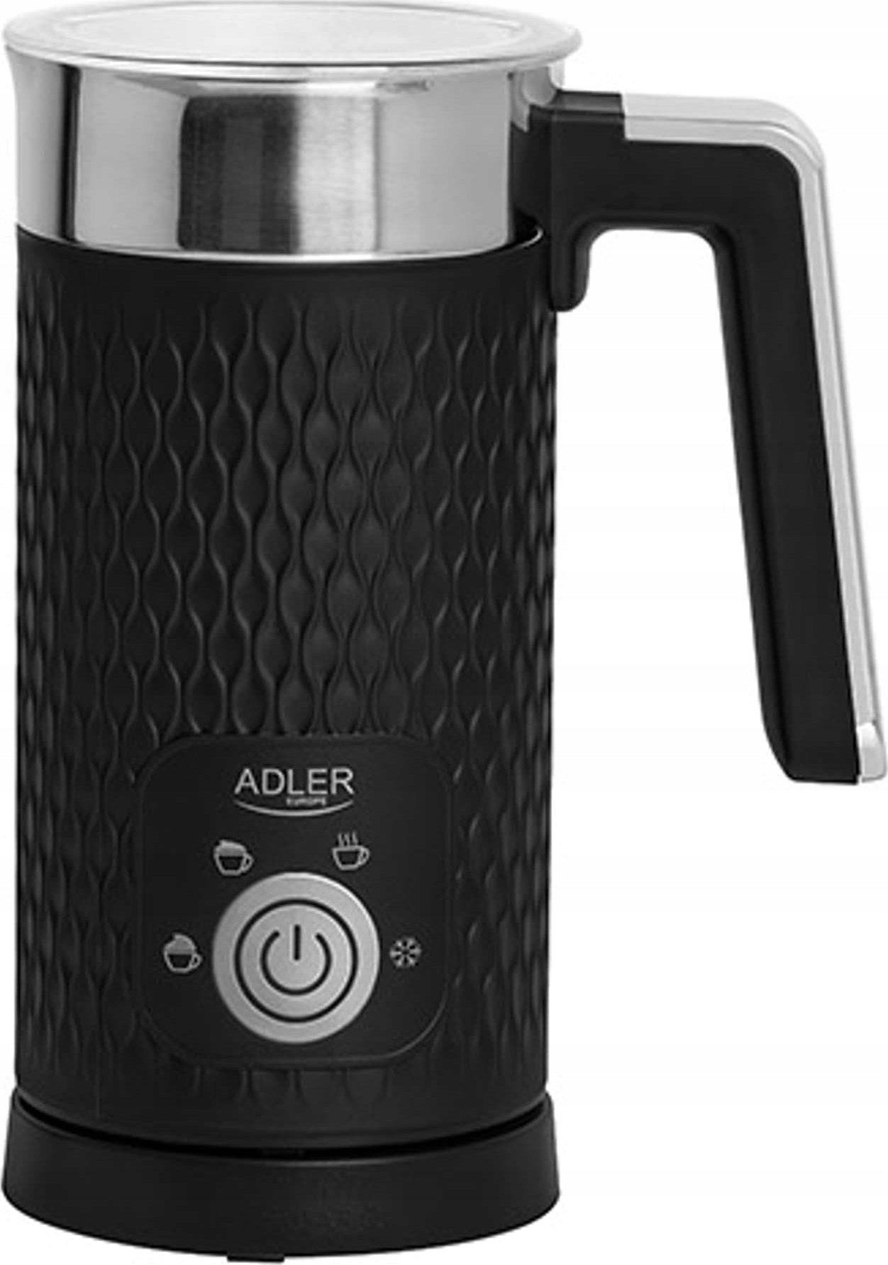 Milk frother Adler Black and steel (AD 4494 black)