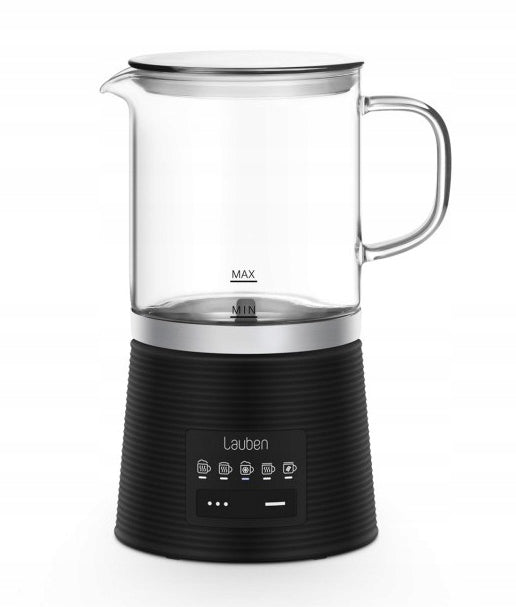Milk frother Glass Jug 250ml Working Mode Heat and Cold Lauben Manufacturer code LBMFMGMF600BA
