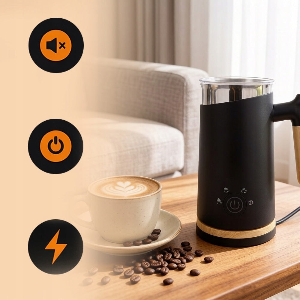Milk frother Heater 4 modes 500w black Brand no brand