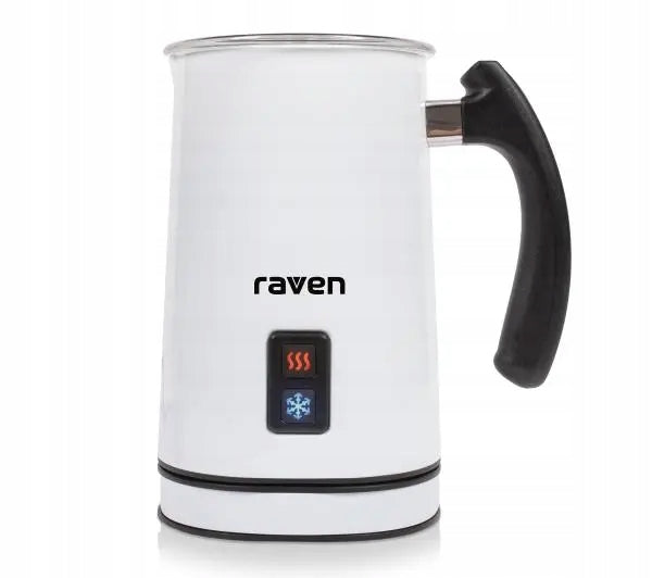 Milk frother Raven ESP001WX 500W cold hot 2 stirrers White