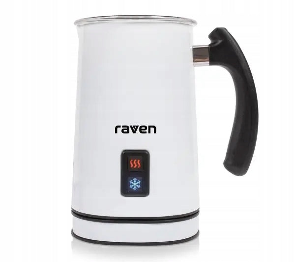 Milk frother Raven ESP001WX 500W cold hot 2 stirrers White