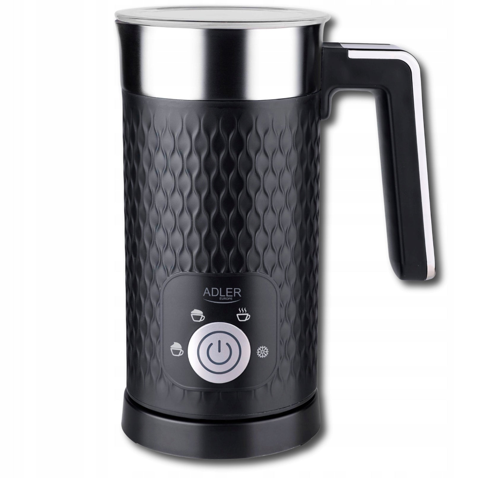 Milk frother electric heating latte cappuccino black Manufacturer code Spieniacz Mleka Adler 4494 Czarny