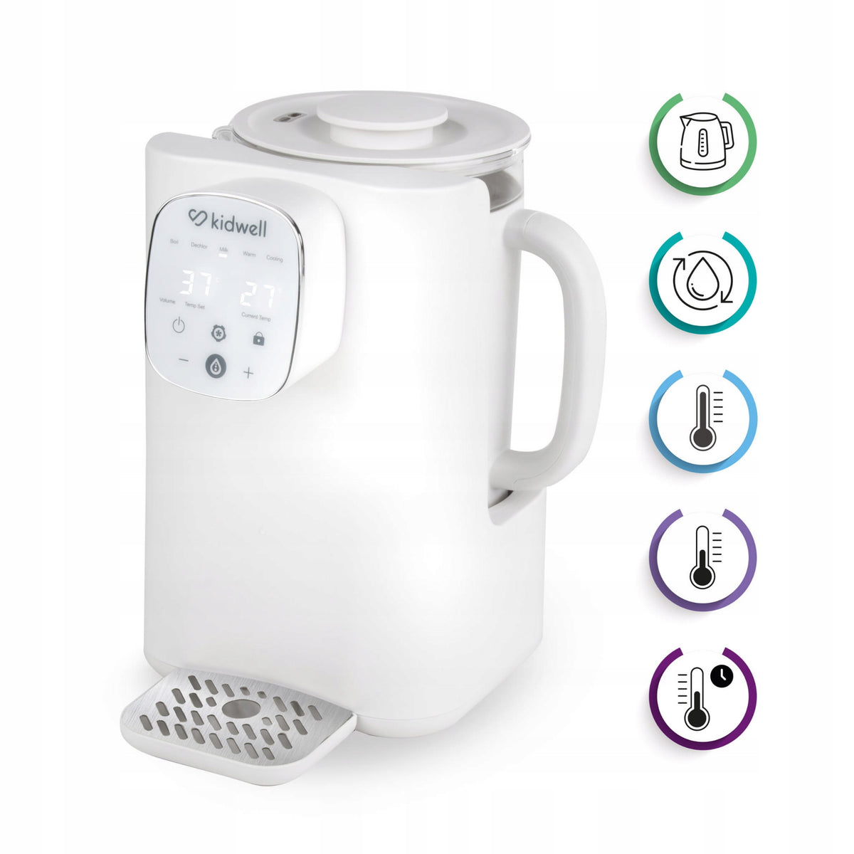 Milk maker Kidwell PIIM water heater PIIM 2 liters Power 1000 W