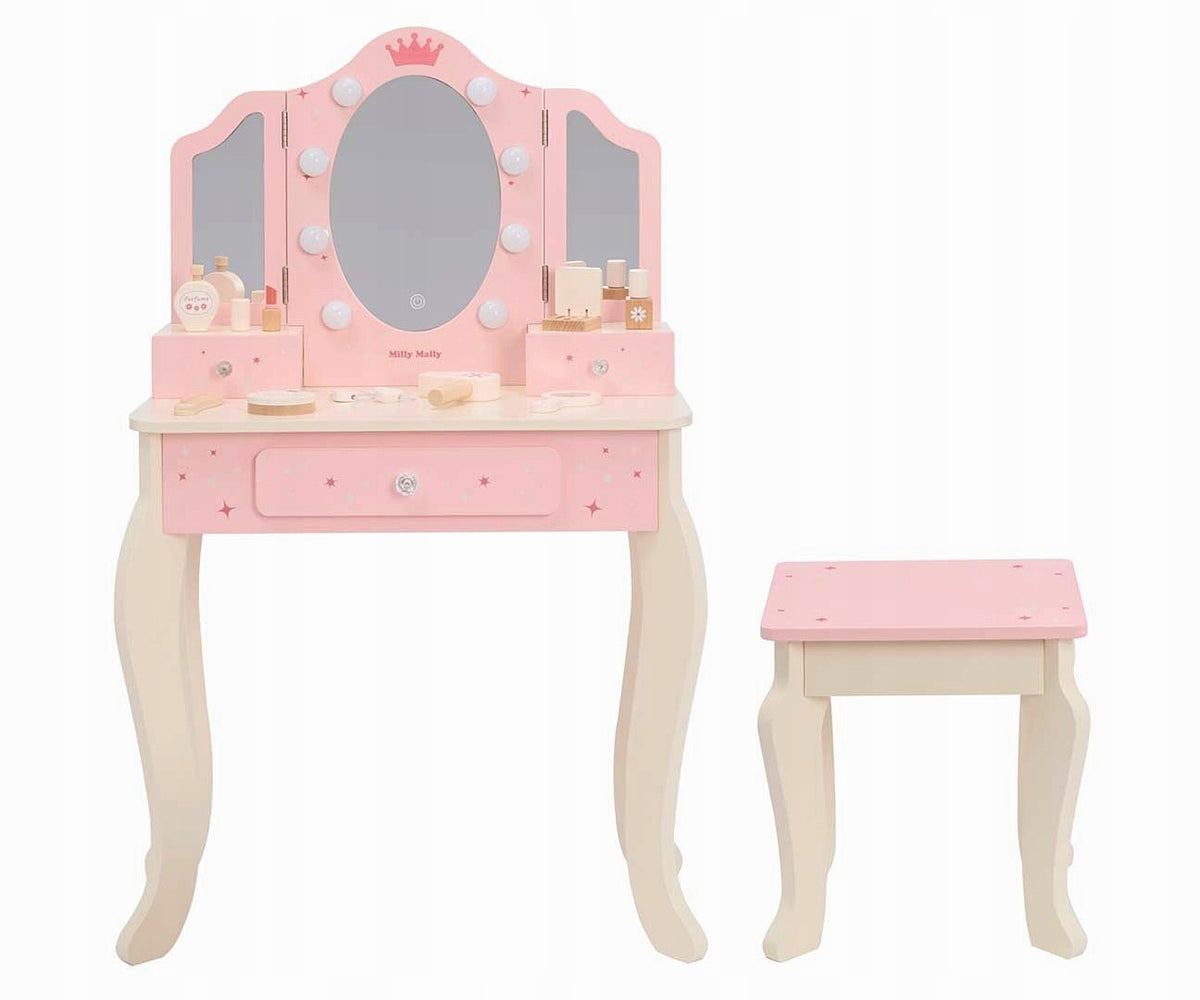 Milly Mally 77100 Dressing Table Queen Pink Brand Milly Mally
