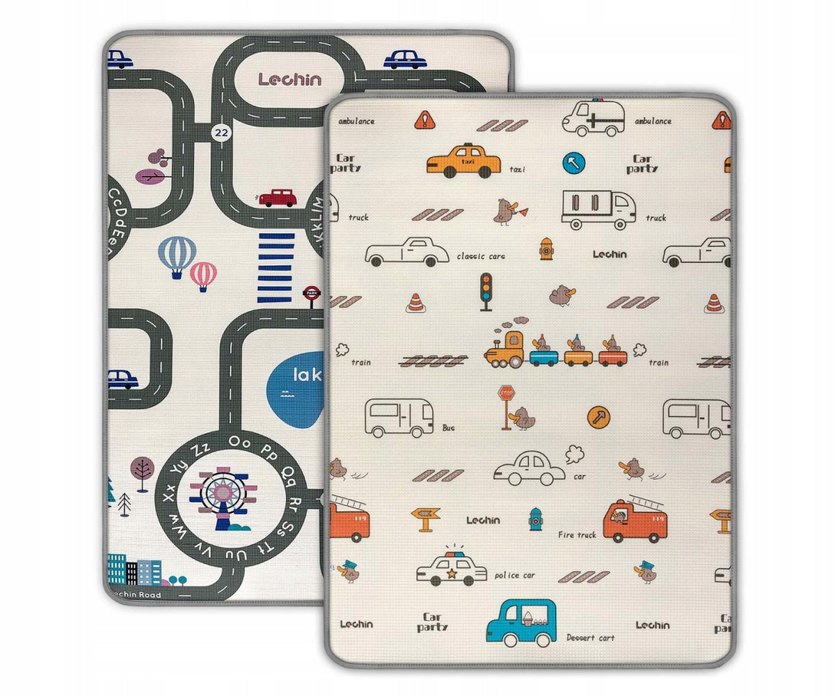 Milly Mally Double Sided Retractable Foam Mat 120x178cm Kinder City