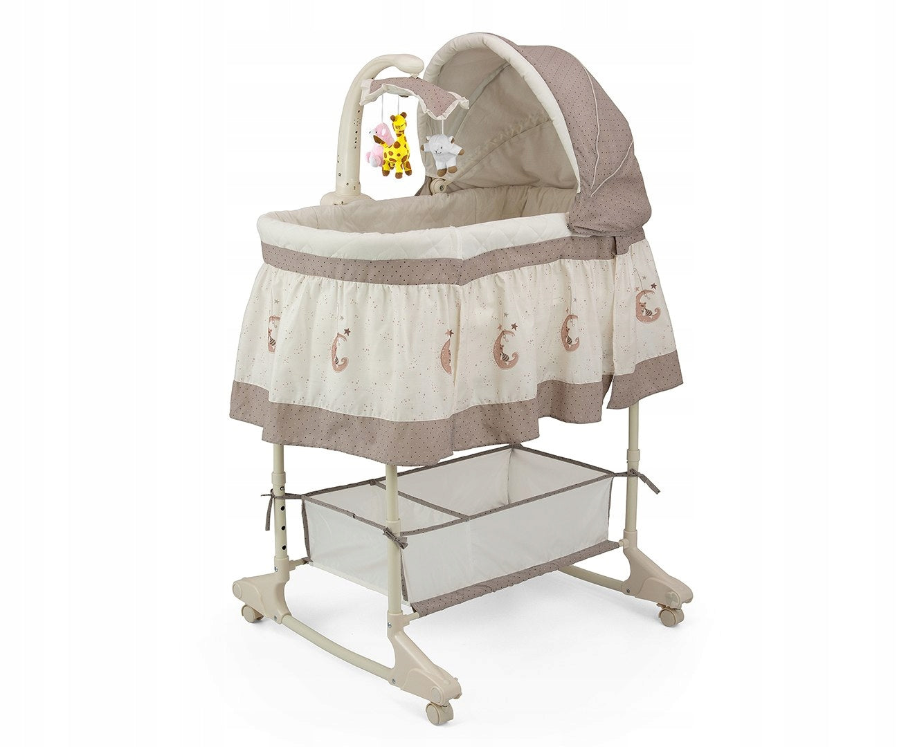 Milly Mally Electric Moon Cradle with Carousel, Remote Control and Melody