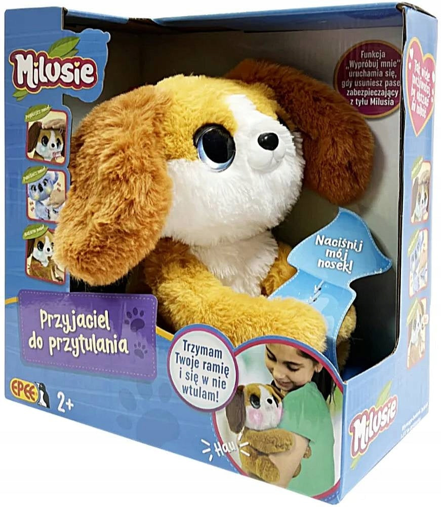 Milusie – Plush interactive stuffed animal dog epee