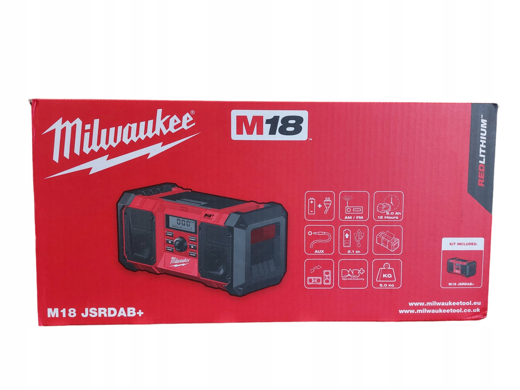 Milwaukee M18 JSR DAB+ Construction Radio M18 230V 4933451251 M18JSR-0 EAN (GTIN) 4002395167753