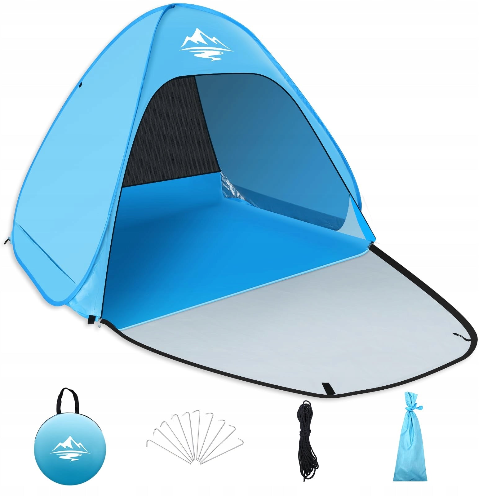 Mimajor Pop Up Beach Tent, Portable, for 2-3 People
