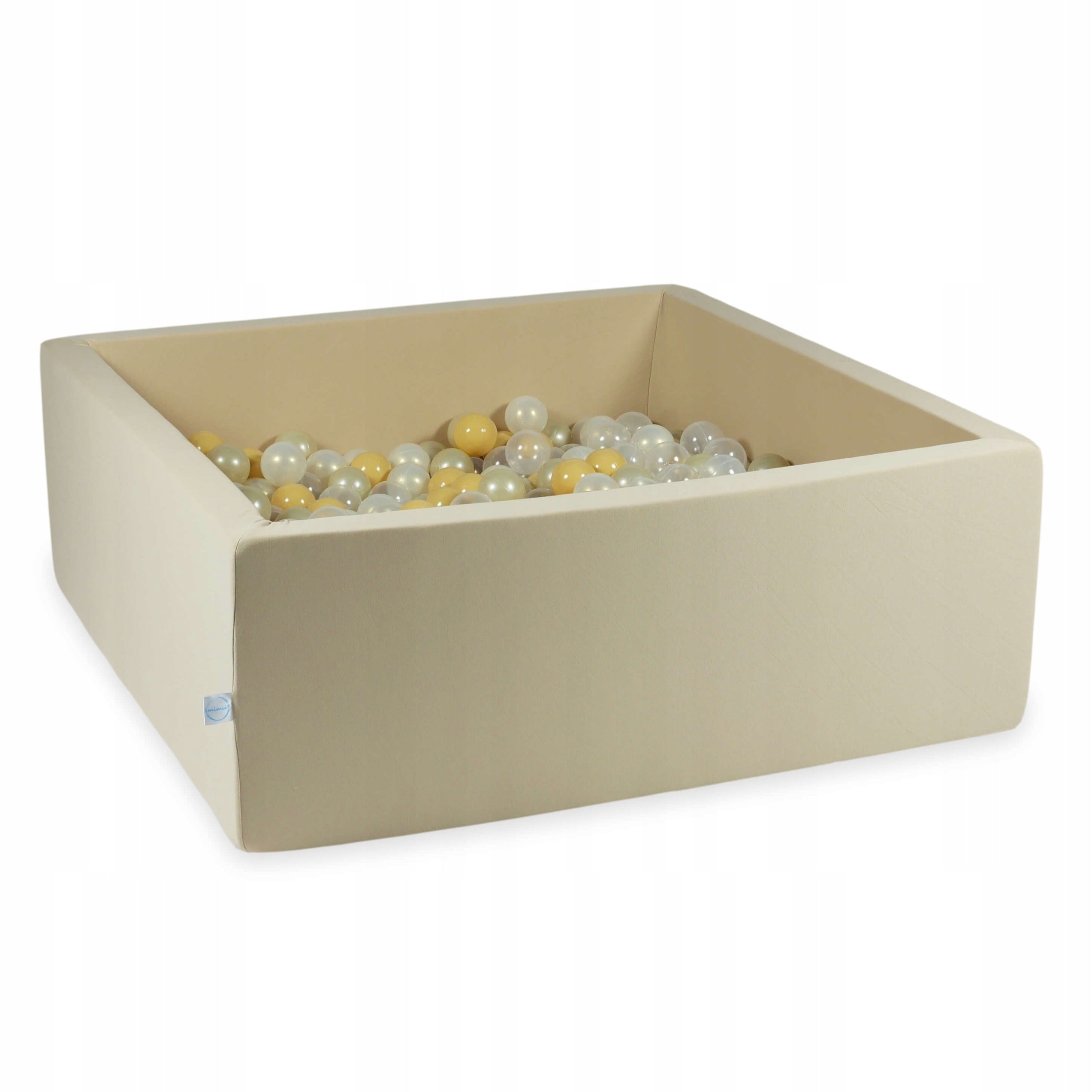 Mimii Dry Pool 110x110x40 square Beige without Balls Packaging status original