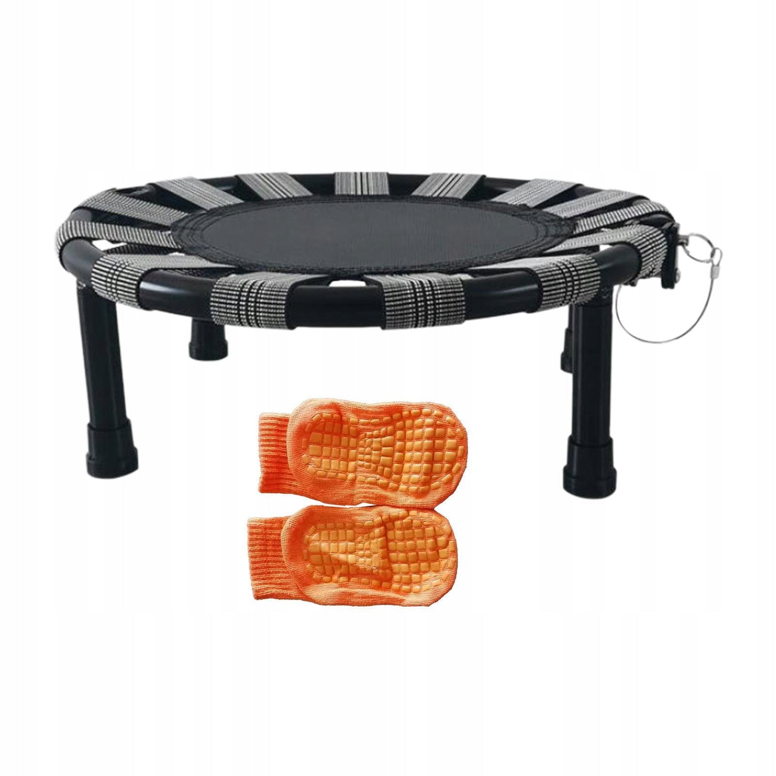 Min Trampoline Round with Rubber Foot Pads Toy Silent Non Slip Folding Jump Mat diameter 2 cm