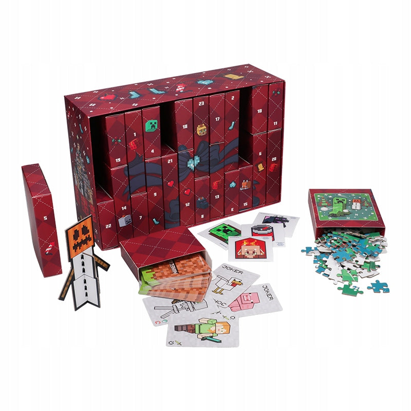 Minecraft Christmas Calendar 24 Boxes Brand no brand
