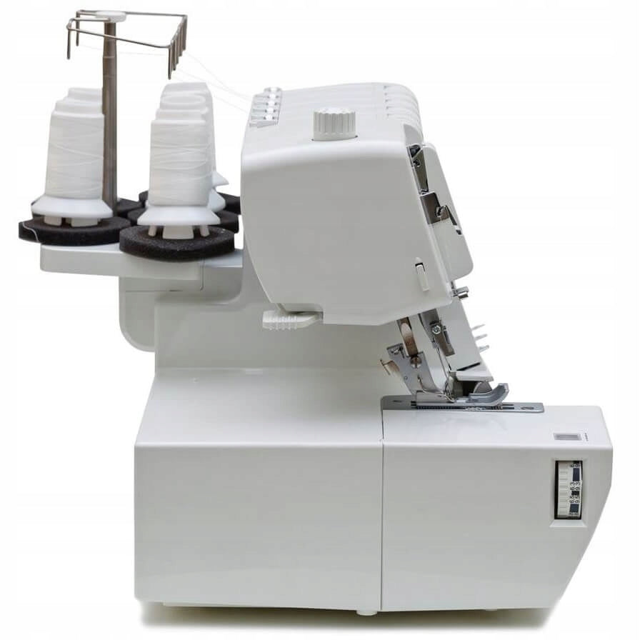 Minerva M4000CL coverlok overlock renderer - 1100 stitches/min Dominant color white