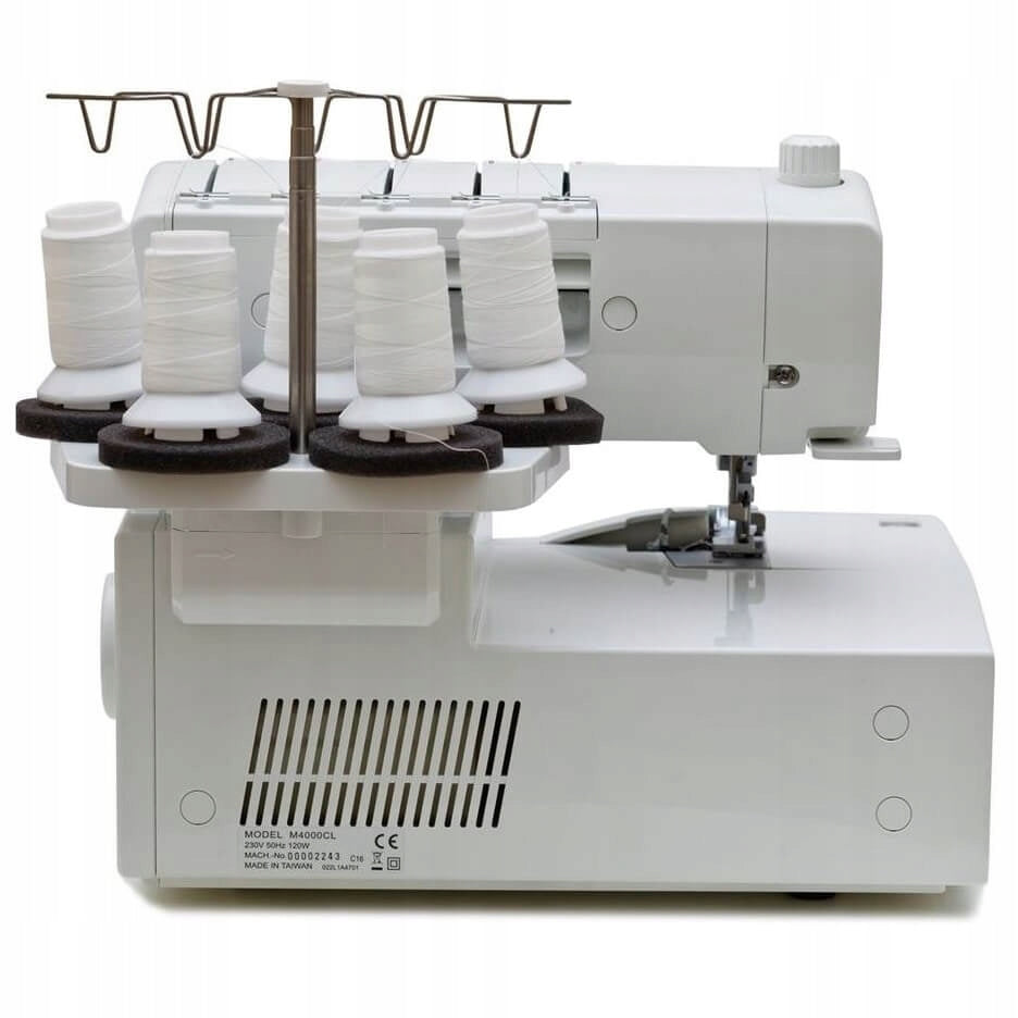 Minerva M4000CL coverlok overlock renderer - 1100 stitches/min Model M4000CL