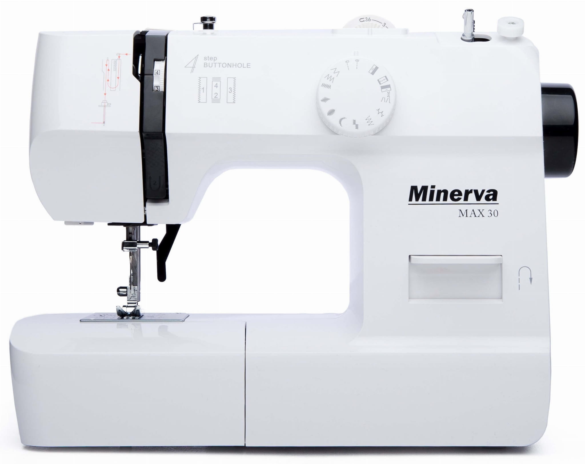 Minerva MAX 30 simple and powerful sewing machine 13 stitches Packaging status original