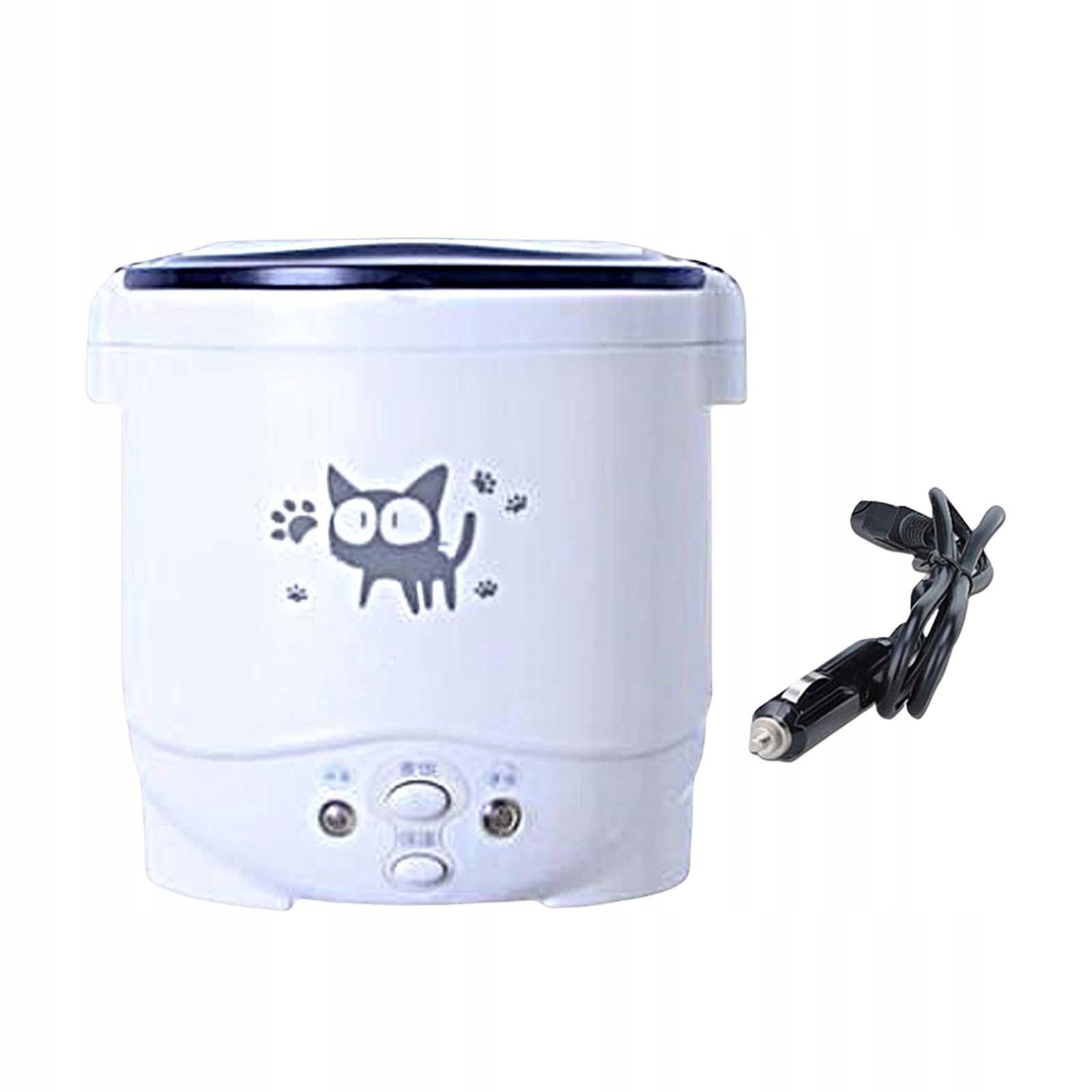 Mini 1L Electric Rice Cooker Food Container Steamer Portable 24V Brand no brand