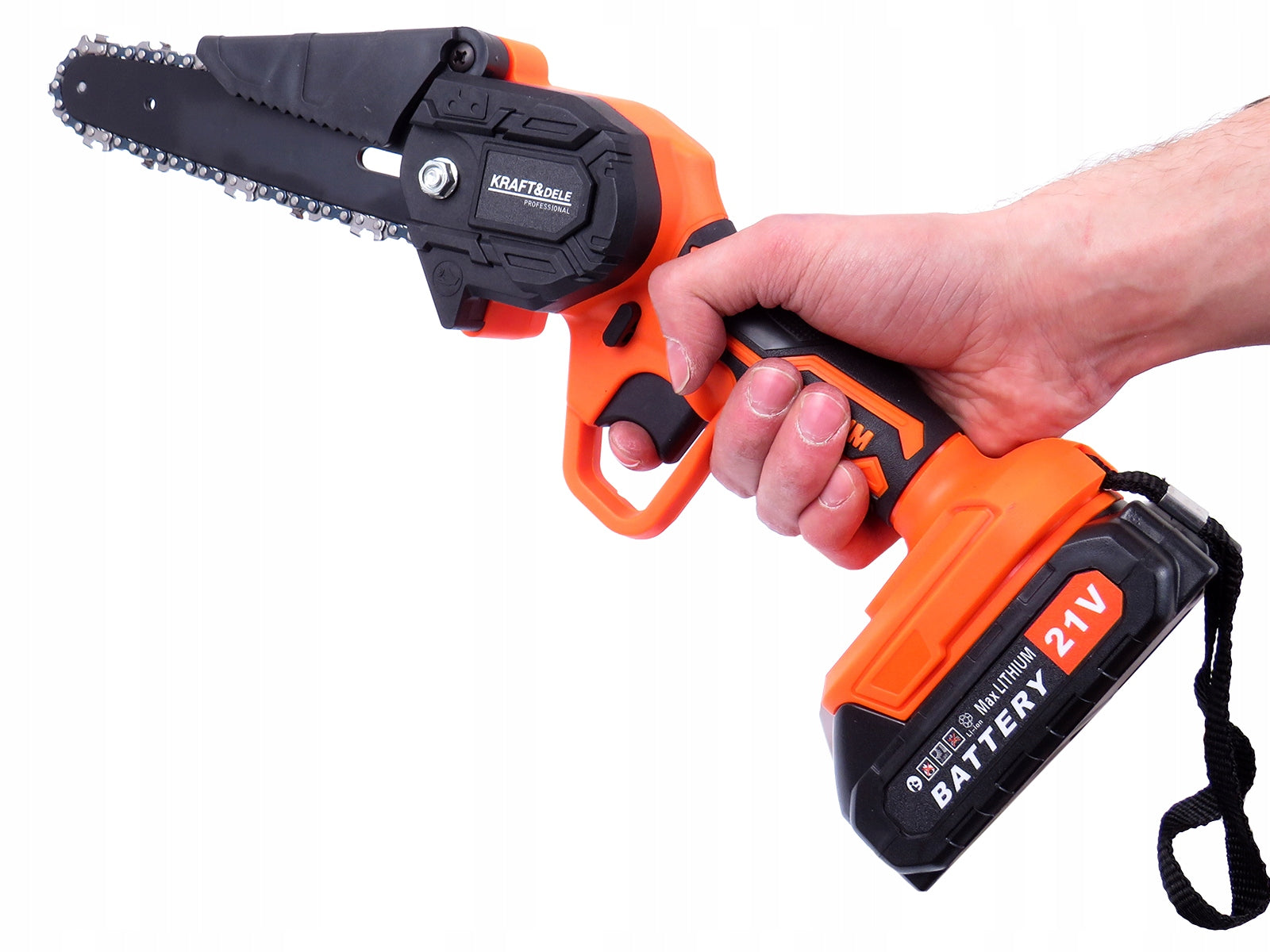 Mini Chainsaw Cordless Saw 6" 2x aku Li-ion Case Brand no brand