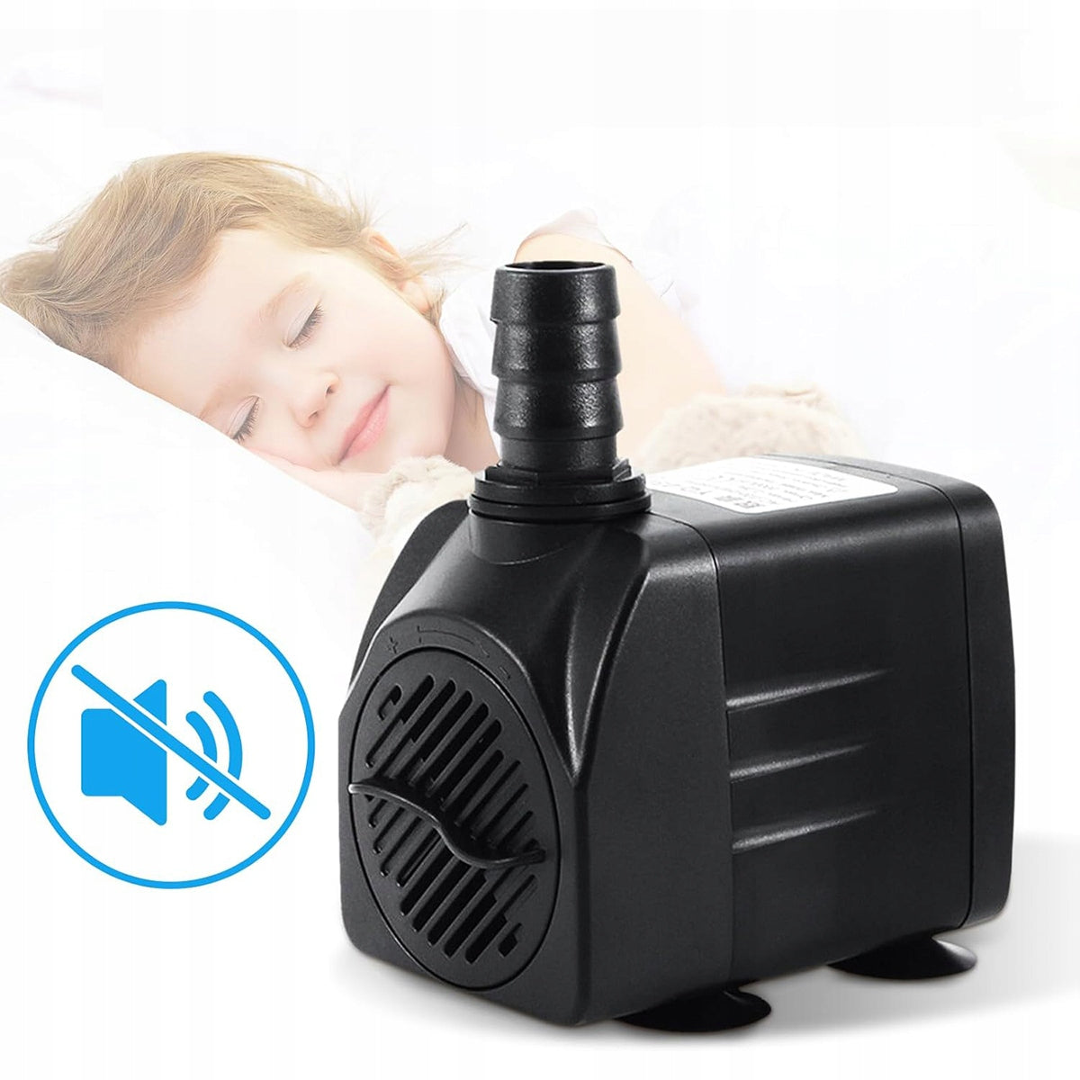 Mini Circulation Pump for Waterfall Eye Fountain 2000 l/h EFFICIENT Power 25 W