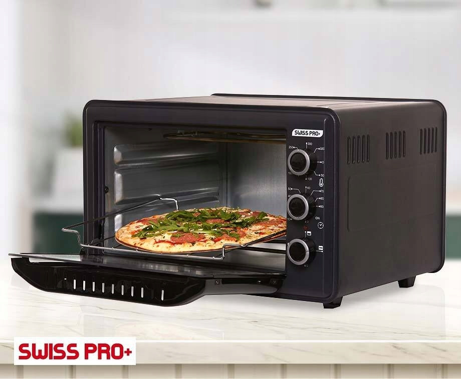 Mini Electric Oven Swiss Pro+ 35L 1500W 320°C Grill Timer Black Manufacturer code SP-OV1500W