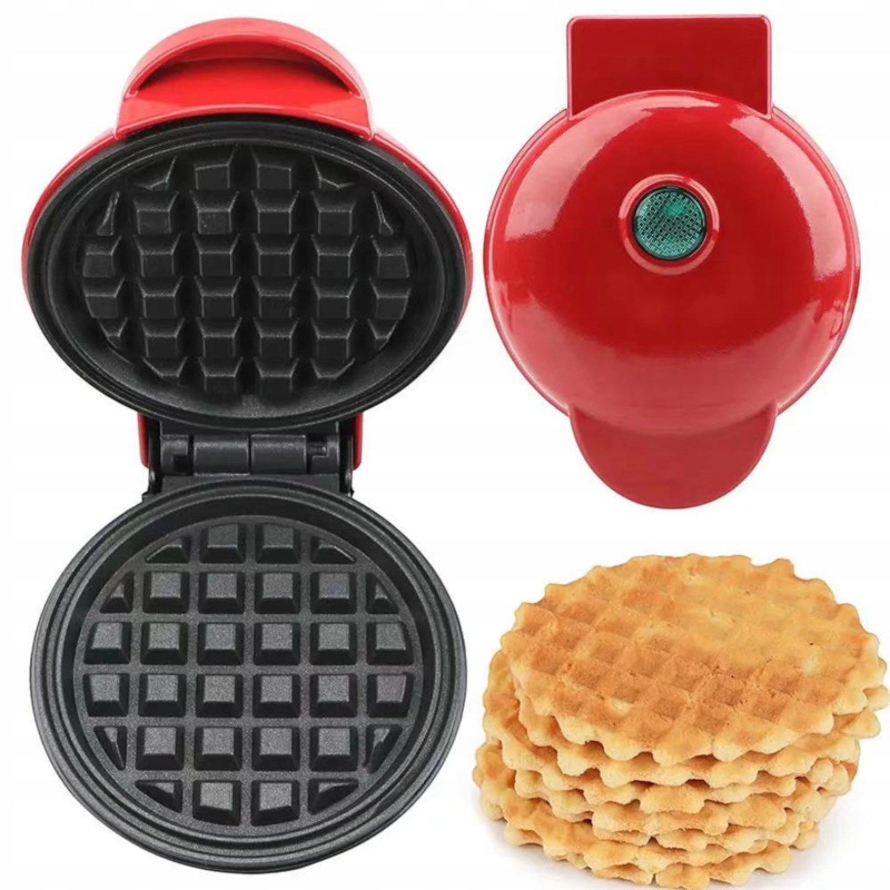Mini Electric Waffle Iron 350W
