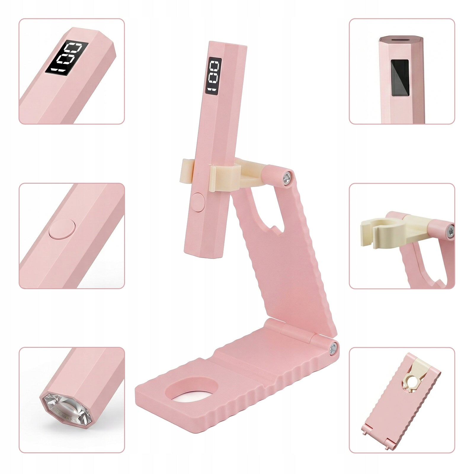 Mini LED Nail Lamp, Portable UV Lamp for Gel Nails, for Nail Dryer Salon Medical device no